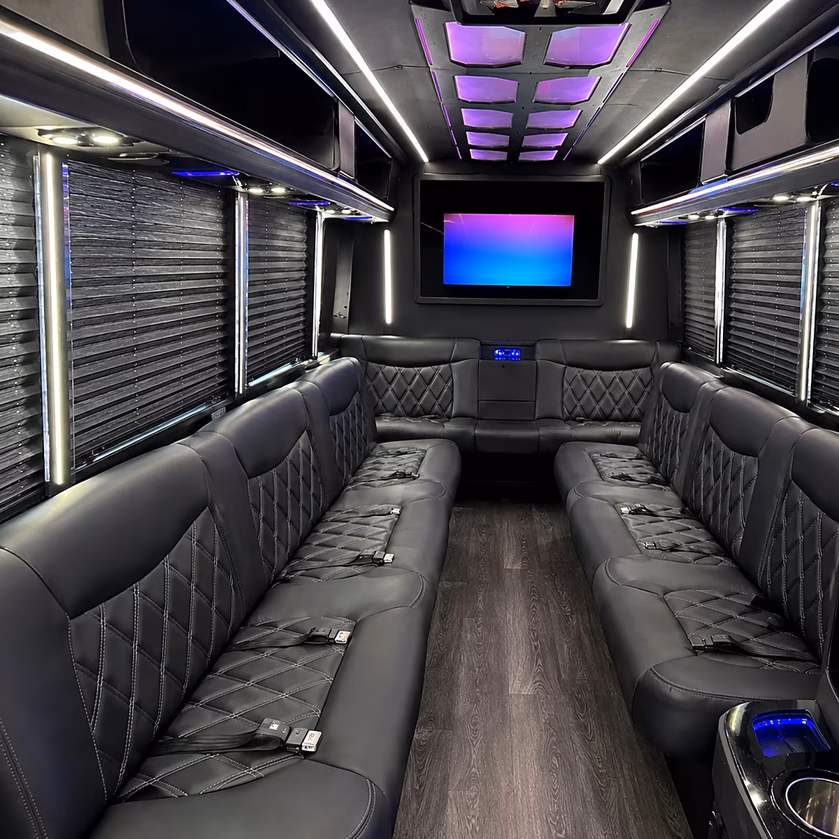 Portland Concert & Music Festival Transportation onboard seating