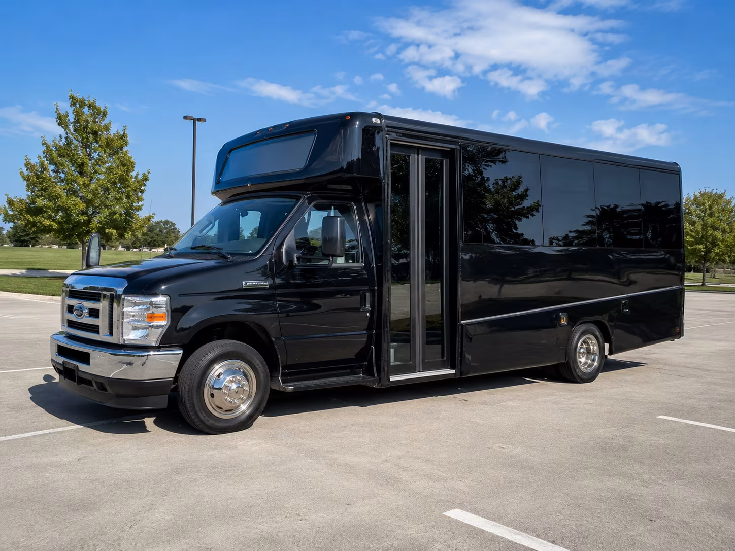 Portland Corporate Transportation party bus exterior
