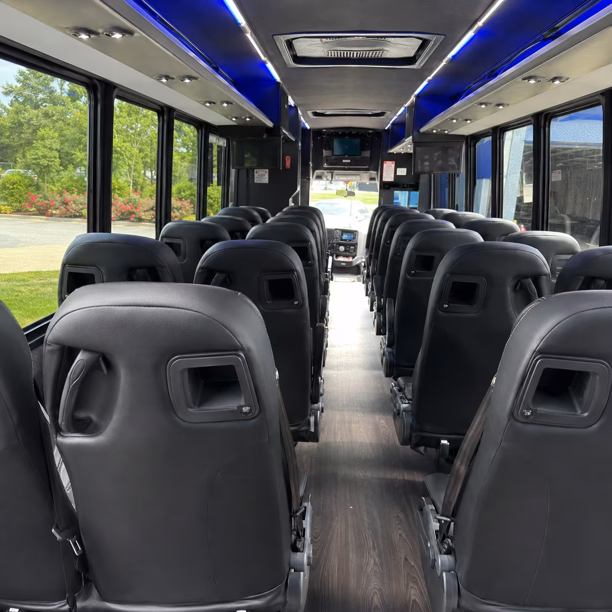 Portland Corporate Transportation party bus exterior