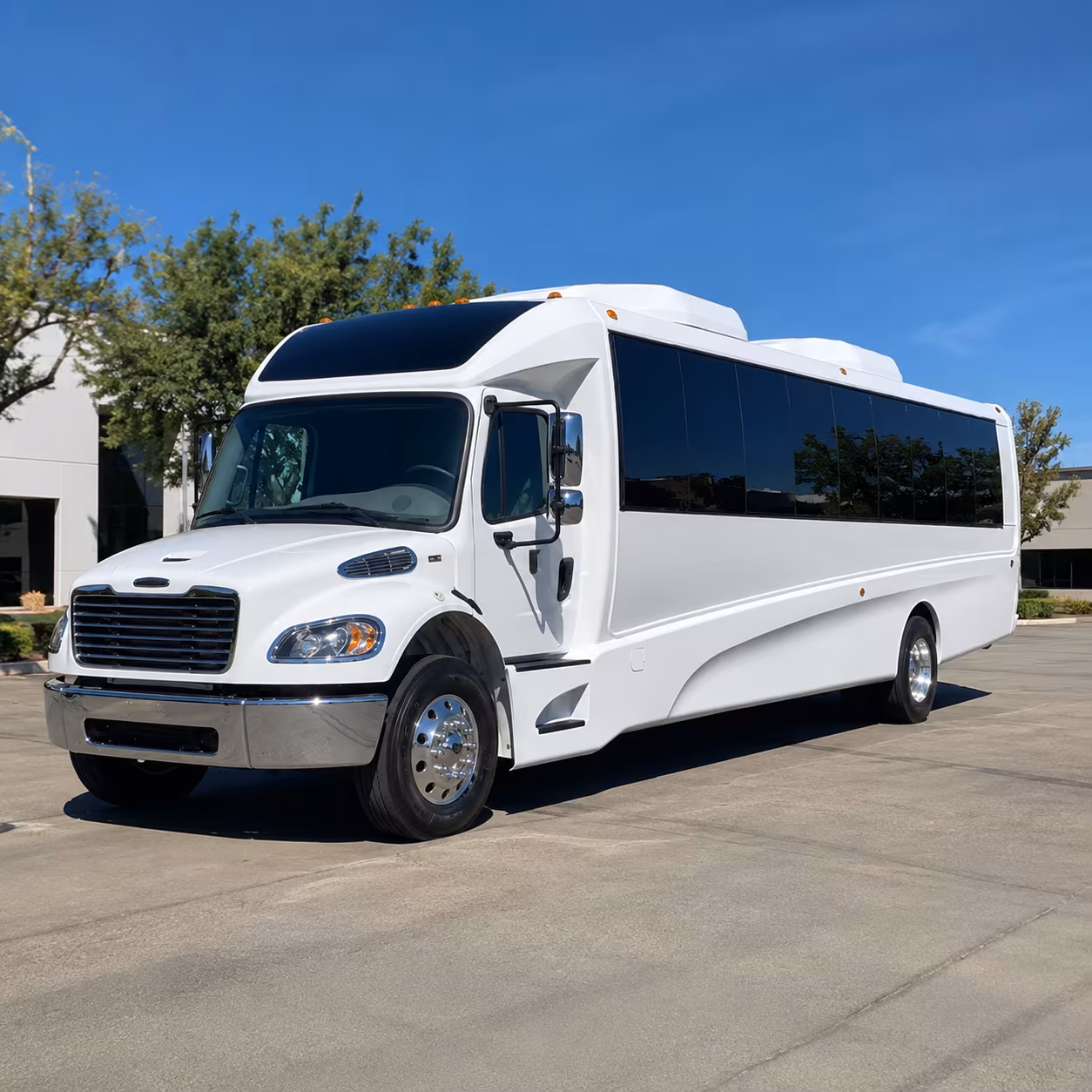 Portland Corporate Transportation party bus exterior