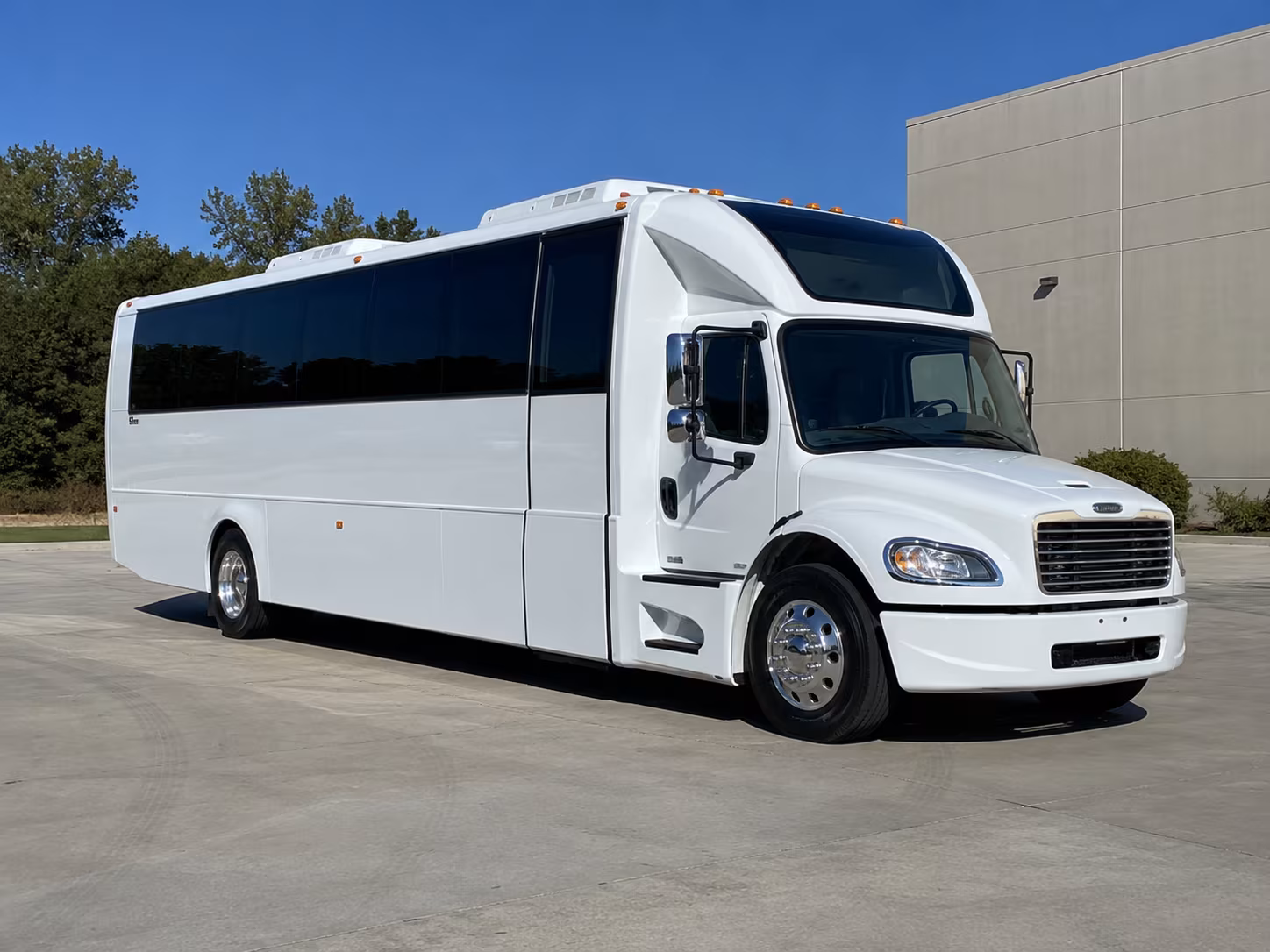 Portland Private Event Transportation party bus exterior