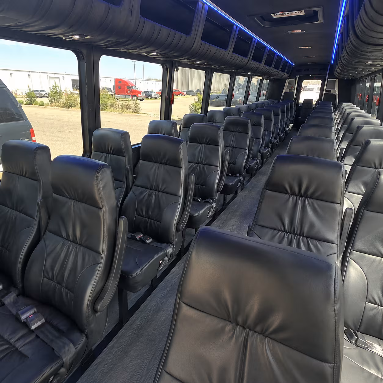 Portland School Event Transportation party bus exterior