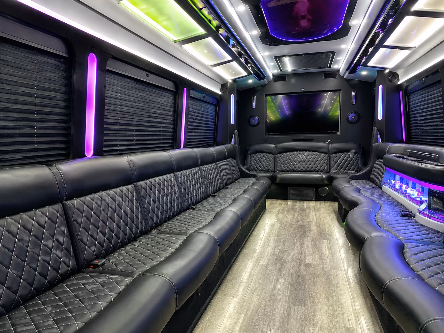 Portland Sporting Event Transportation party bus exterior