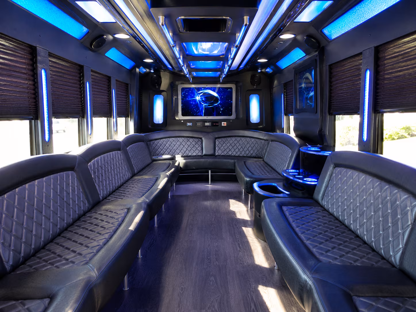 Portland Wedding Transportation party bus exterior