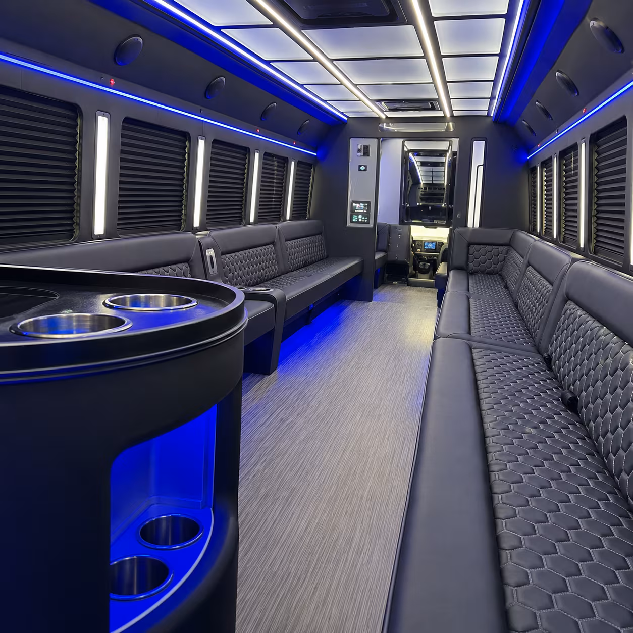 Portland Wedding Transportation onboard seating