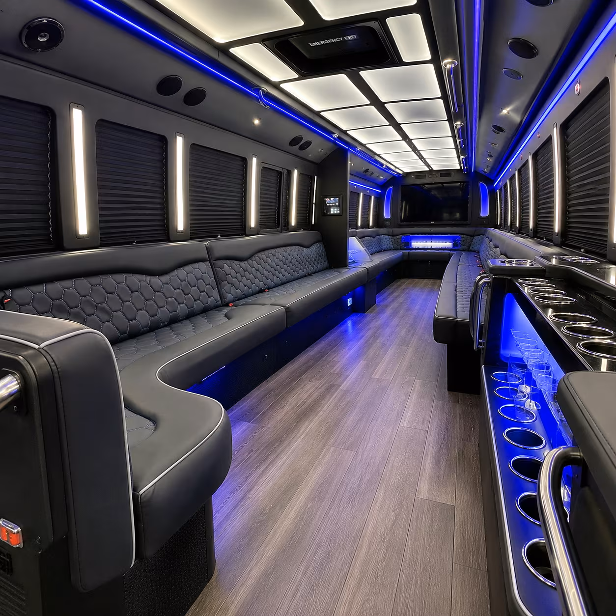Portland Winery Tour & Pub Crawl Transportation onboard seating