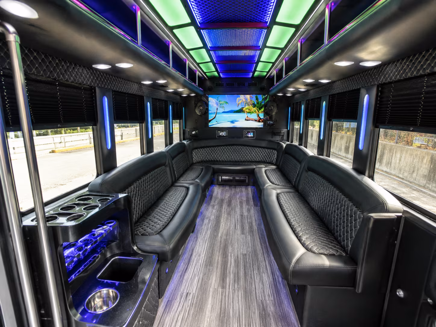 Portland Winery Tour & Pub Crawl Transportation party bus exterior